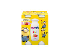 Danone Actimel ActiKids jahoda/ban�n 4x100g "ML"