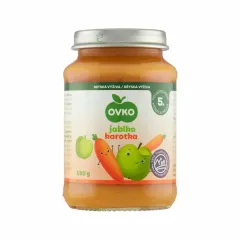 Detsk� v��iva Jablko-karotka 190g OVKO Novofruct