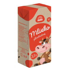 Mlieko trvanliv� 3,5% 1L Euromilk
