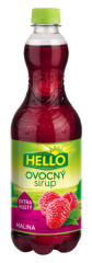 Sirup Hello ovocn� 0,7l/930g cukrov� malina