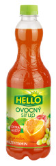Sirup Hello ovocn� 0,7l/930g cukrov� multivitam�n
