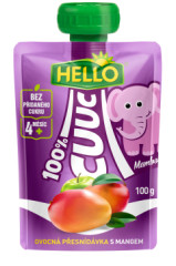Detsk� v��iva Hello CUUC 100% mango 100g s uz�verom