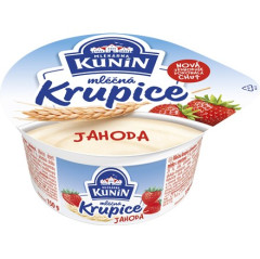 Mlie�na krupica jahodov� 150g Kun�n