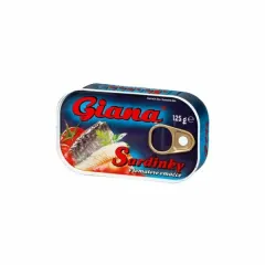 Ryby Sardinky tomato 125g Giana EO