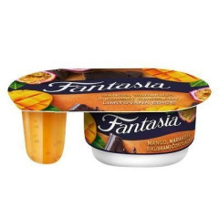 Jogurt Fantasia Mango, marakuja s k�skami �okol. 116g "ML" Danone