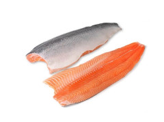 Ryby Losos n�rsky filet s ko�ou bez glaz.(Mrazen�)