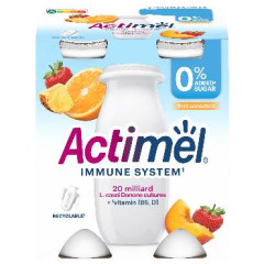 Danone Actimel Fruit Sensation bez prid.cukru 4x100g 
