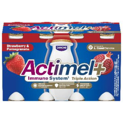Danone Actimel jahoda-Gran�t.jabl.-vit.C,D a hor��k 8x100g "ML"