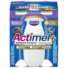 Danone Actimel �u�or.-�ernica-vit.C, D a hor��k 4x100g "ML"