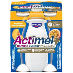 Danone Actimel Brosky�a-Marakuja-vit.C, D a hor��k 4x100g "ML"