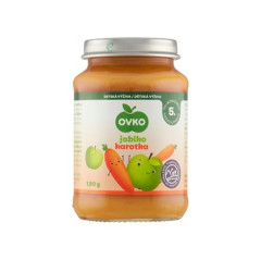 Detsk� v��iva Jablko-karotka 190g OVKO Novofruct