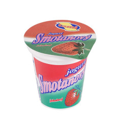 Jogurt �ilinsk� smotanov� Jahoda 125g "ZMV"