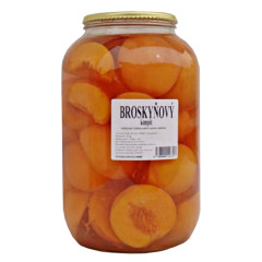 Komp�t Broskyne 3500g Hajduk