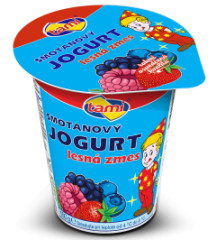 Jogurt Smotanov� Lesn� zmes 150g "ZMV"