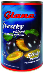 Komp�t Slivky bez k�stky 4250ml Giana