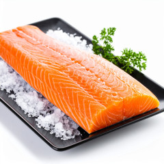 Mraz.Ryby Losos filet s ko�ou 10kg Keta(Mrazen�)