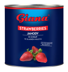 Komp�t Jahody 2550g/2650ml Giana